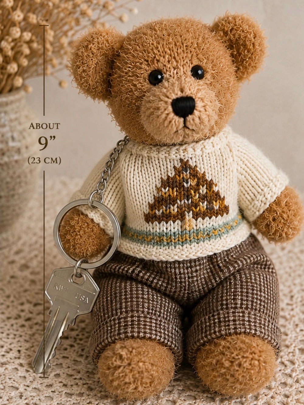 Vintage Boyd’s Bear Keychain – do you lose your keys? Not anymore!